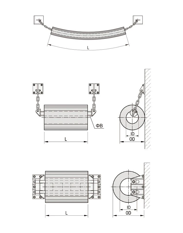 Cylindrical Marine Fenders